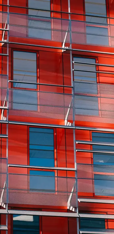 Red building